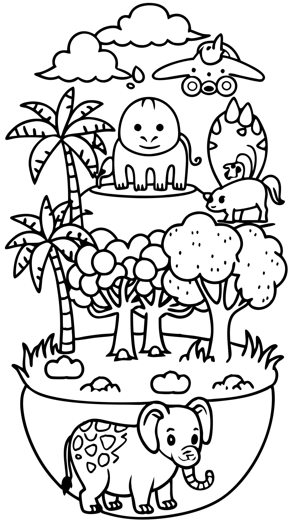 free coloring pages animals printable